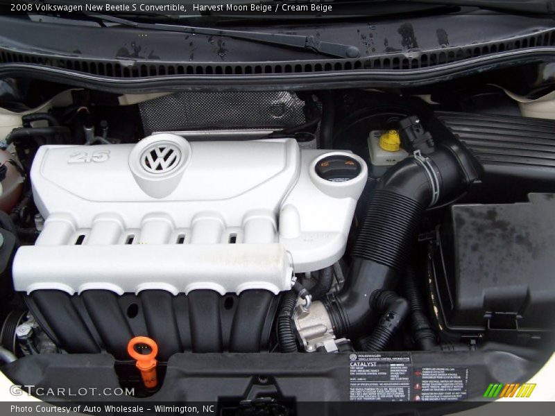 Harvest Moon Beige / Cream Beige 2008 Volkswagen New Beetle S Convertible