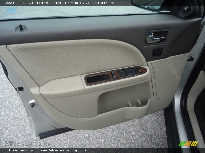 Silver Birch Metallic / Medium Light Stone 2008 Ford Taurus Limited AWD