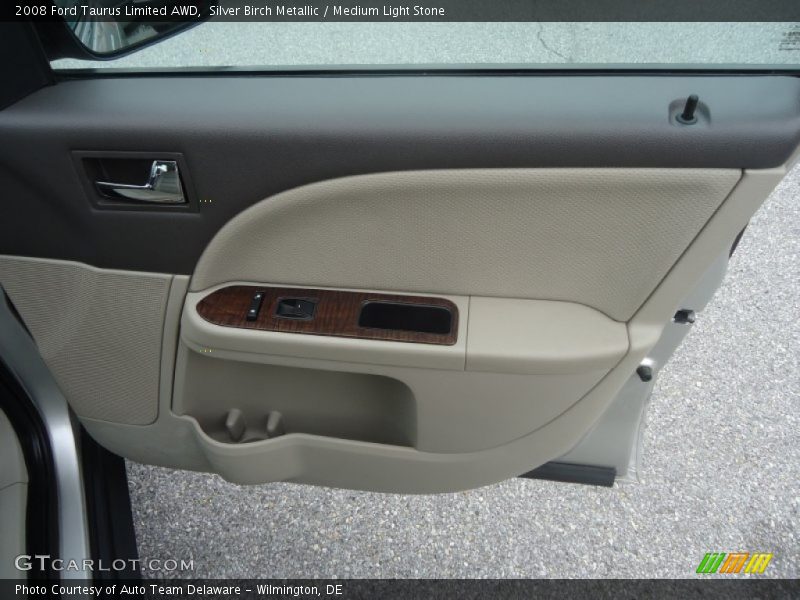 Silver Birch Metallic / Medium Light Stone 2008 Ford Taurus Limited AWD