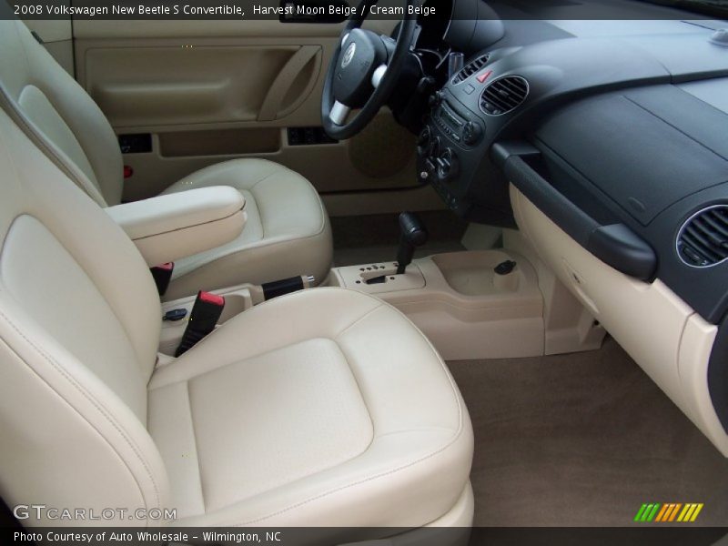 Harvest Moon Beige / Cream Beige 2008 Volkswagen New Beetle S Convertible