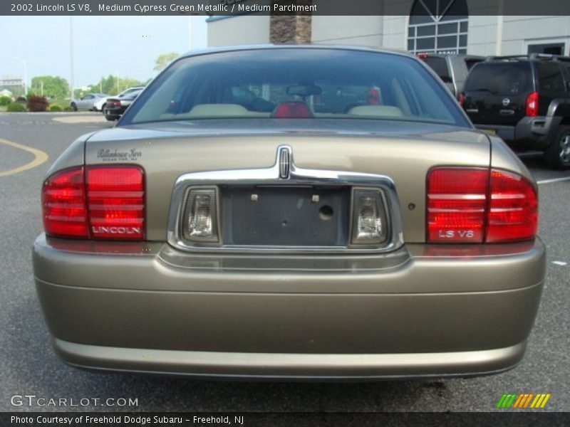 Medium Cypress Green Metallic / Medium Parchment 2002 Lincoln LS V8