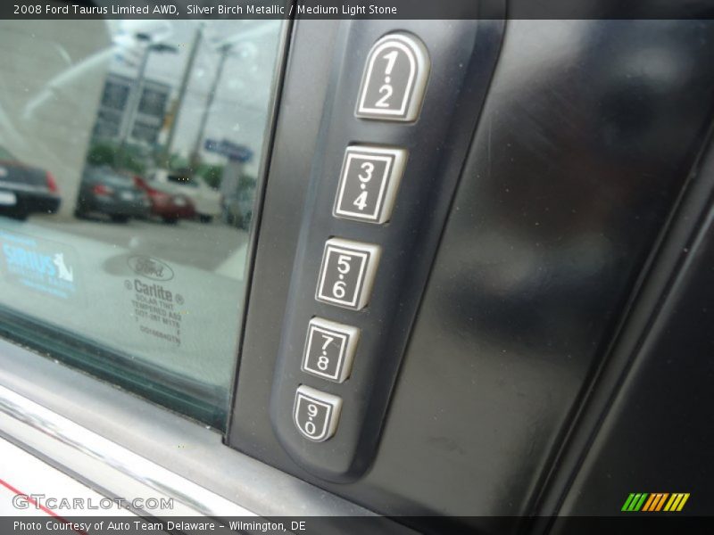 Silver Birch Metallic / Medium Light Stone 2008 Ford Taurus Limited AWD