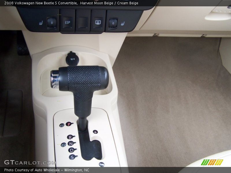 Harvest Moon Beige / Cream Beige 2008 Volkswagen New Beetle S Convertible