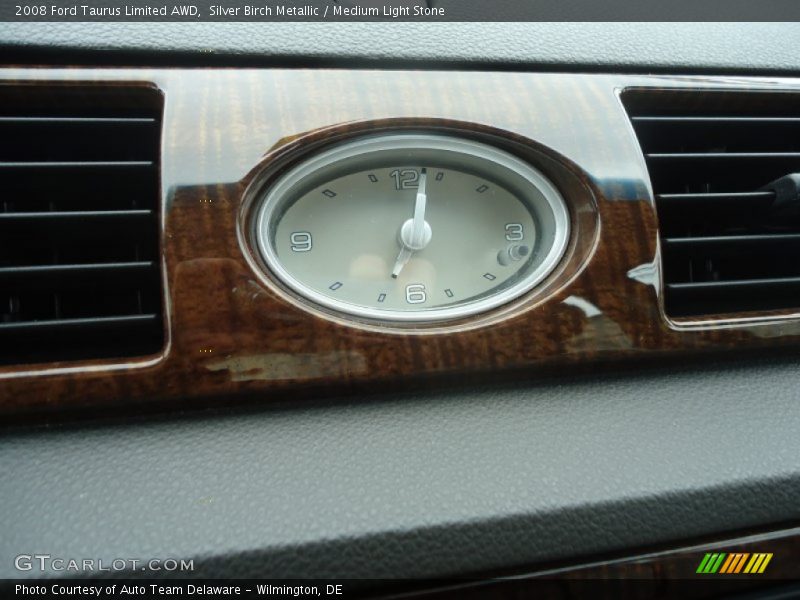 Silver Birch Metallic / Medium Light Stone 2008 Ford Taurus Limited AWD