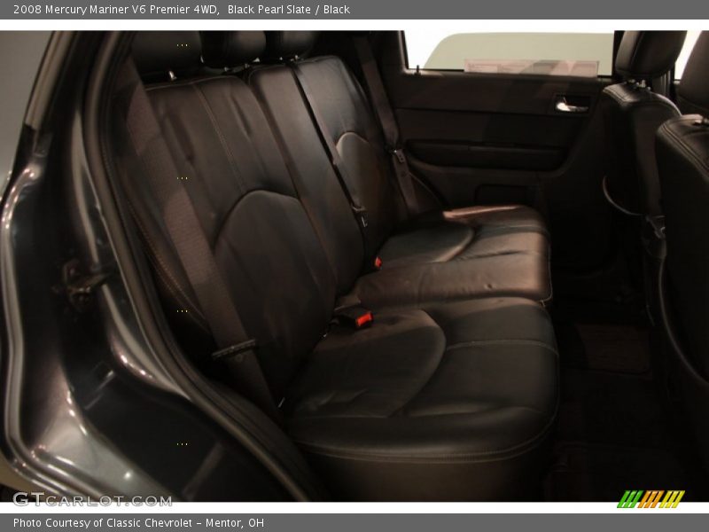 Black Pearl Slate / Black 2008 Mercury Mariner V6 Premier 4WD