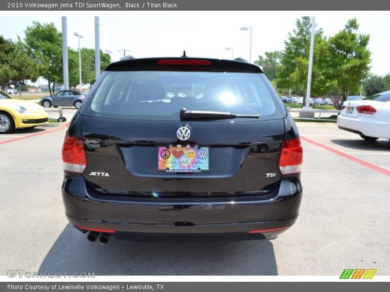 Black / Titan Black 2010 Volkswagen Jetta TDI SportWagen