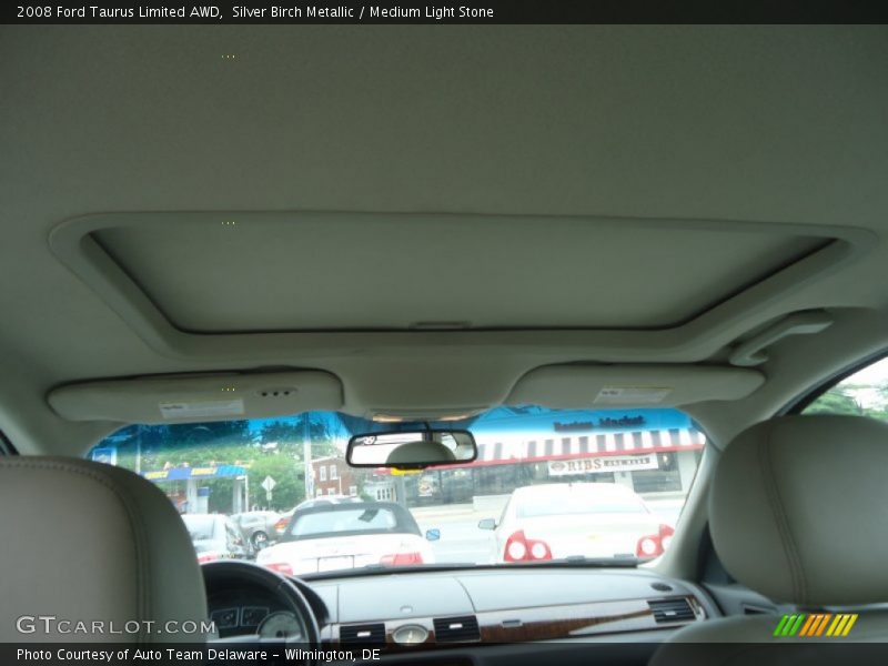 Silver Birch Metallic / Medium Light Stone 2008 Ford Taurus Limited AWD