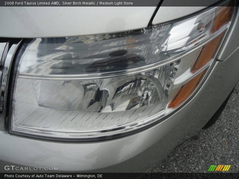 Silver Birch Metallic / Medium Light Stone 2008 Ford Taurus Limited AWD