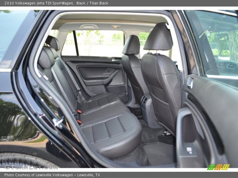 Rear Seat of 2010 Jetta TDI SportWagen