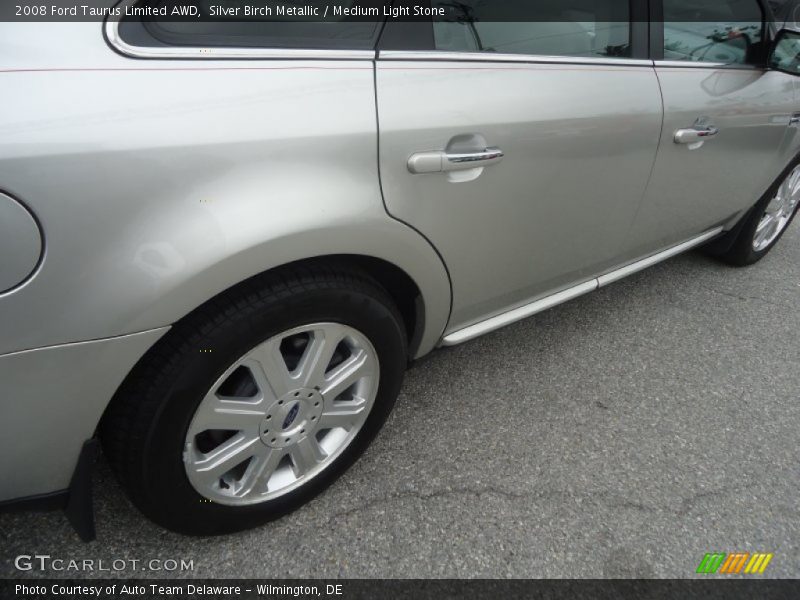Silver Birch Metallic / Medium Light Stone 2008 Ford Taurus Limited AWD