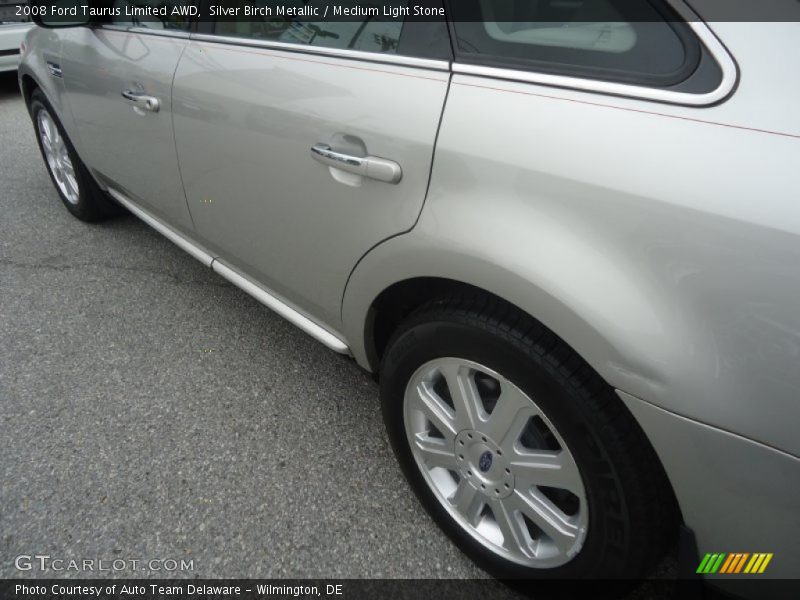 Silver Birch Metallic / Medium Light Stone 2008 Ford Taurus Limited AWD