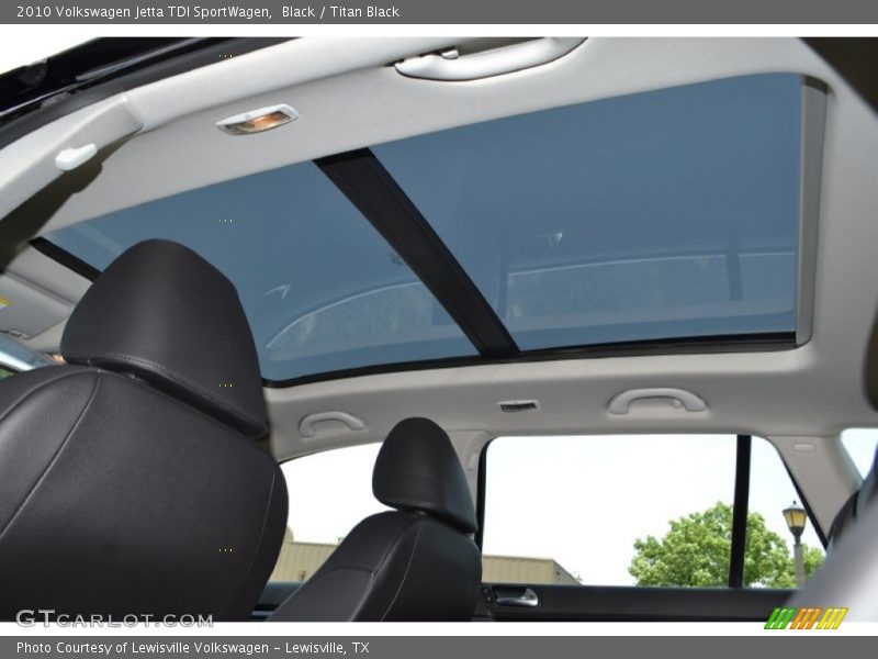 Sunroof of 2010 Jetta TDI SportWagen