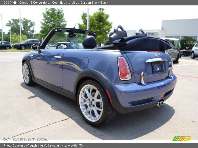 Cool Blue Metallic / Carbon Black/Black 2007 Mini Cooper S Convertible