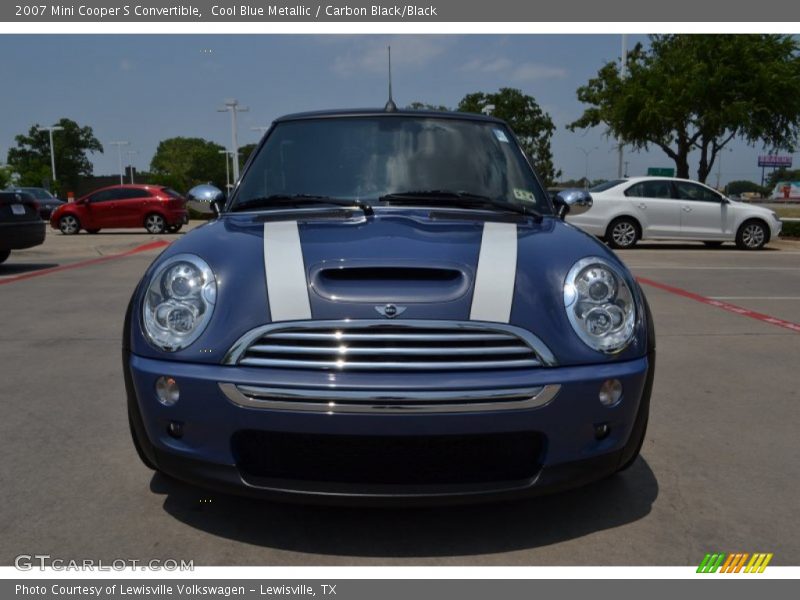 Cool Blue Metallic / Carbon Black/Black 2007 Mini Cooper S Convertible
