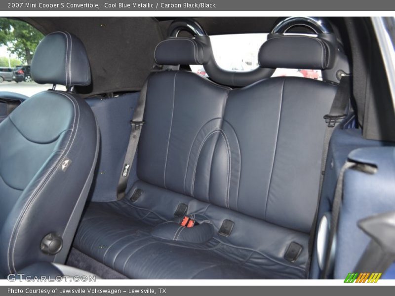 Rear Seat of 2007 Cooper S Convertible