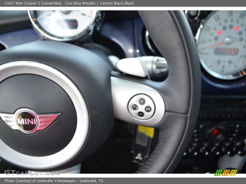 Cool Blue Metallic / Carbon Black/Black 2007 Mini Cooper S Convertible