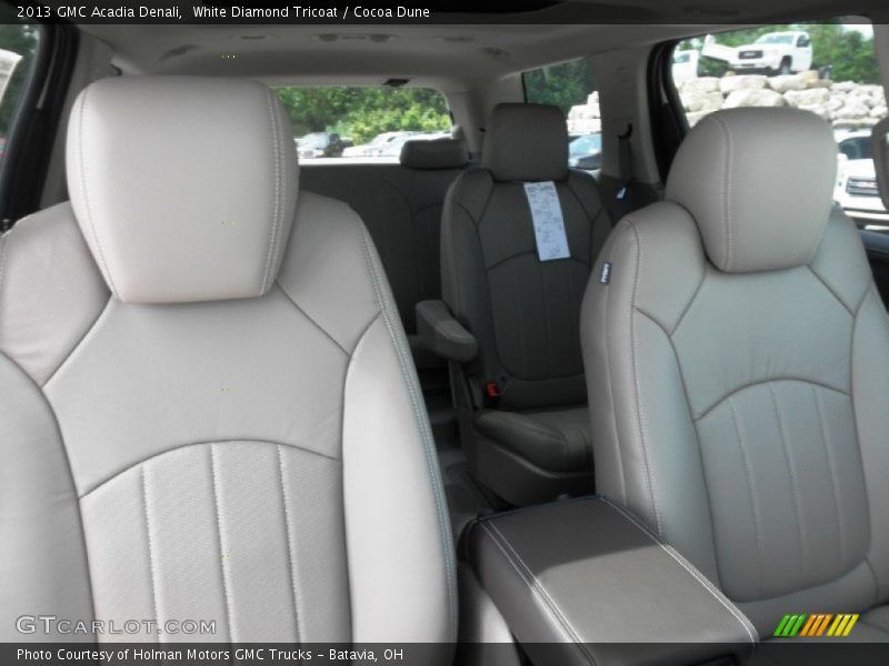 White Diamond Tricoat / Cocoa Dune 2013 GMC Acadia Denali