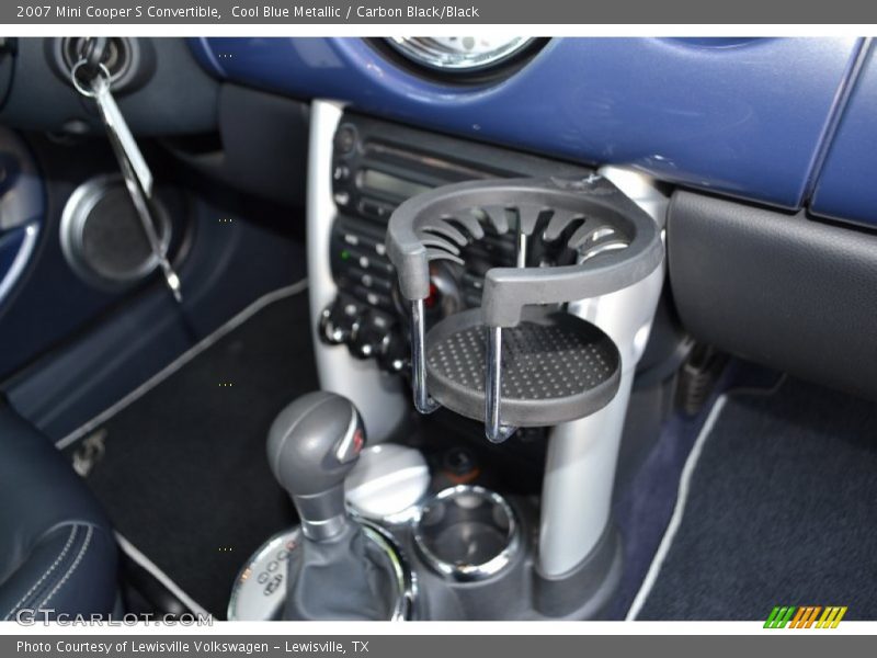 Cool Blue Metallic / Carbon Black/Black 2007 Mini Cooper S Convertible