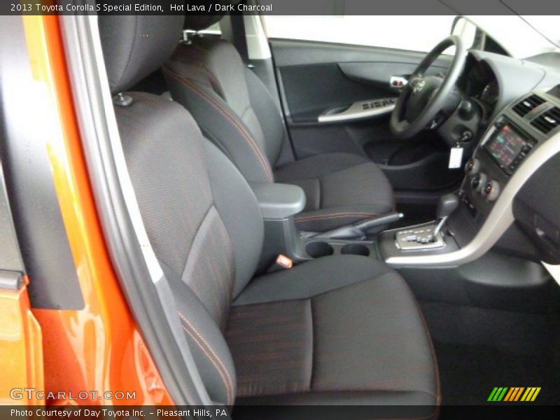 Hot Lava / Dark Charcoal 2013 Toyota Corolla S Special Edition