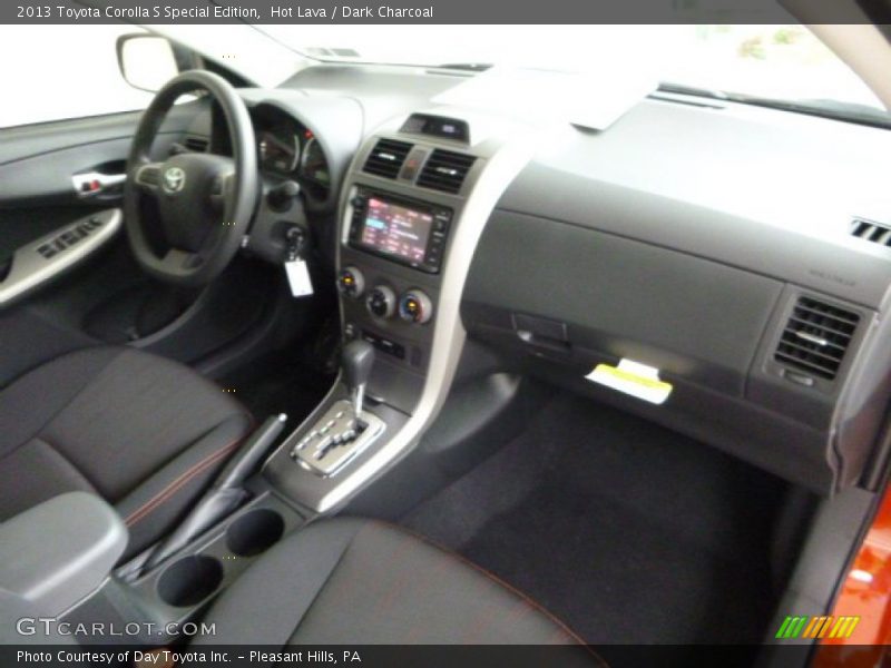 Hot Lava / Dark Charcoal 2013 Toyota Corolla S Special Edition