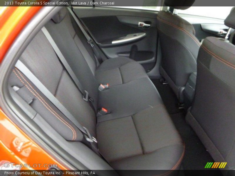 Hot Lava / Dark Charcoal 2013 Toyota Corolla S Special Edition