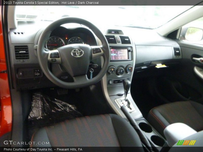 Hot Lava / Dark Charcoal 2013 Toyota Corolla S Special Edition