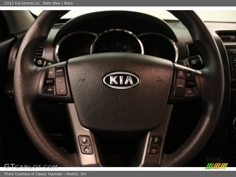 Baltic Blue / Black 2013 Kia Sorento LX