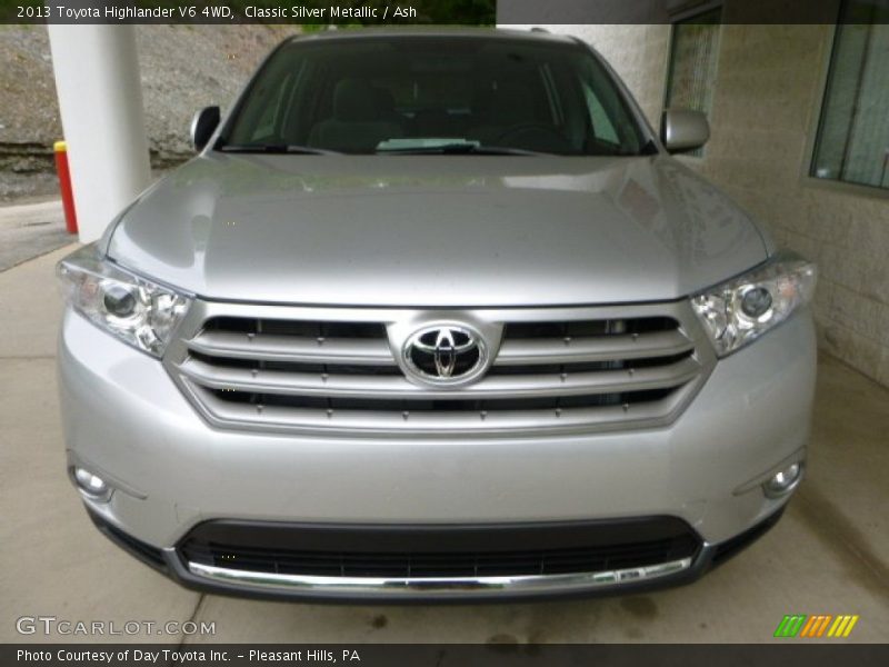 Classic Silver Metallic / Ash 2013 Toyota Highlander V6 4WD