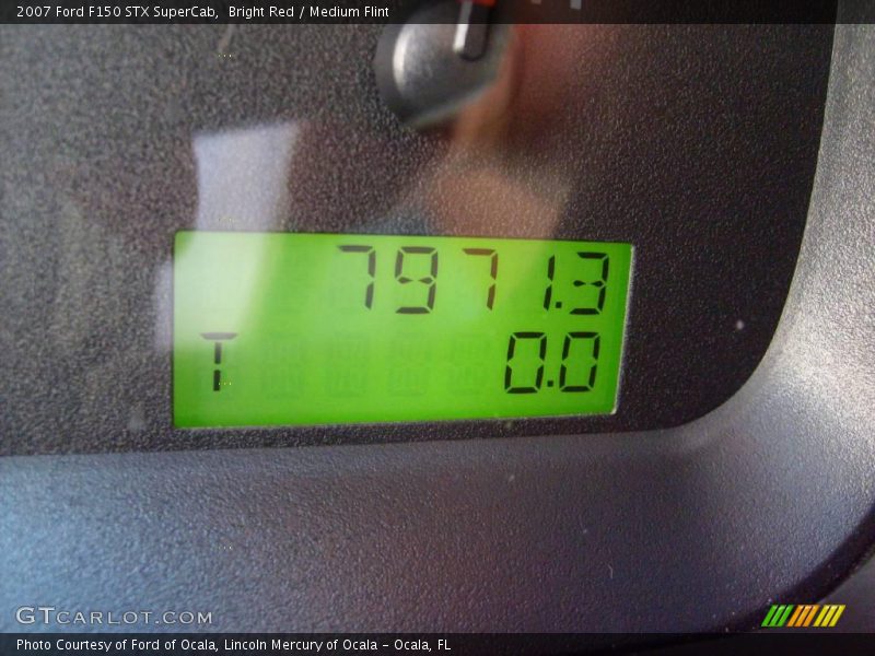 Bright Red / Medium Flint 2007 Ford F150 STX SuperCab