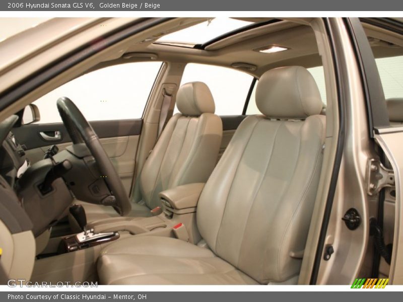 Golden Beige / Beige 2006 Hyundai Sonata GLS V6
