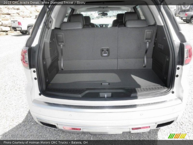 White Diamond Tricoat / Ebony 2013 GMC Acadia Denali