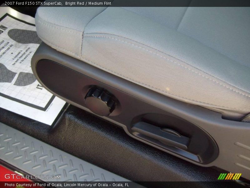 Bright Red / Medium Flint 2007 Ford F150 STX SuperCab
