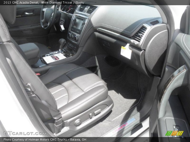 White Diamond Tricoat / Ebony 2013 GMC Acadia Denali