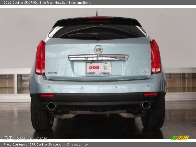 Blue Frost Metallic / Titanium/Ebony 2011 Cadillac SRX FWD