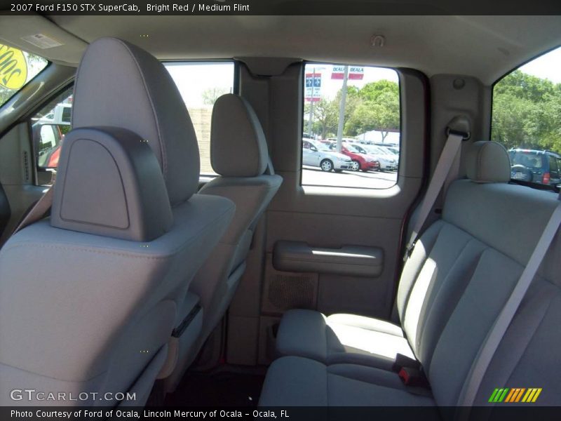 Bright Red / Medium Flint 2007 Ford F150 STX SuperCab
