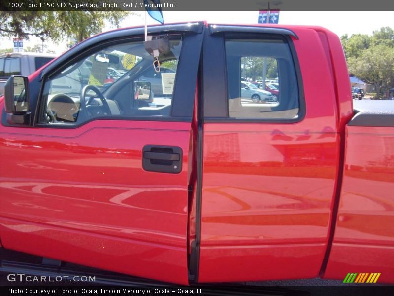 Bright Red / Medium Flint 2007 Ford F150 STX SuperCab