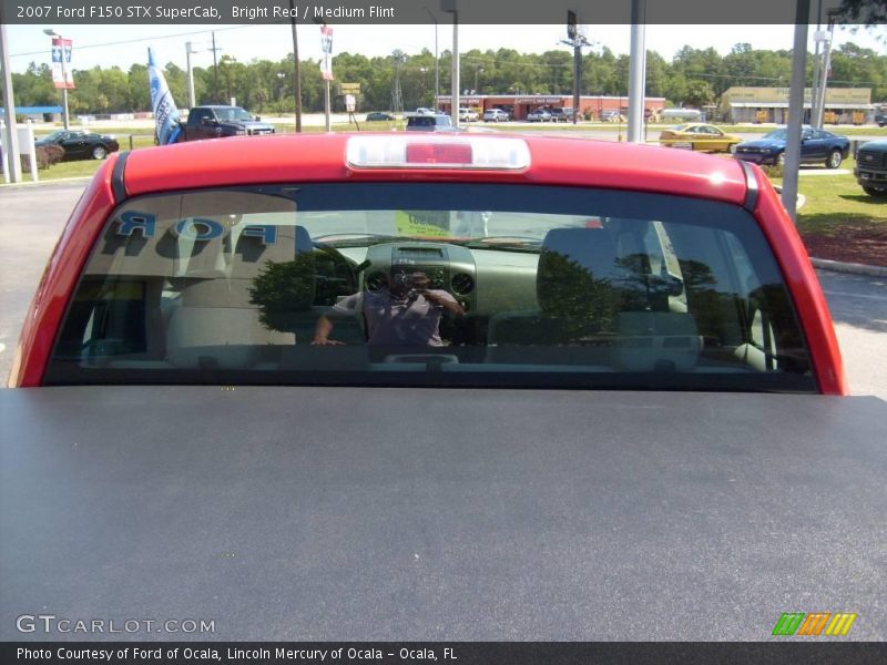 Bright Red / Medium Flint 2007 Ford F150 STX SuperCab