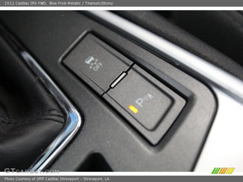 Blue Frost Metallic / Titanium/Ebony 2011 Cadillac SRX FWD