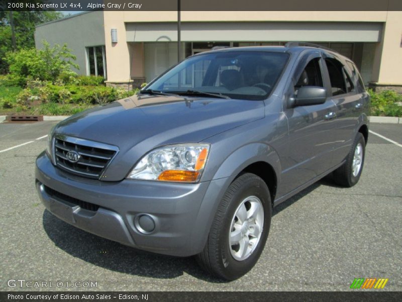 Alpine Gray / Gray 2008 Kia Sorento LX 4x4