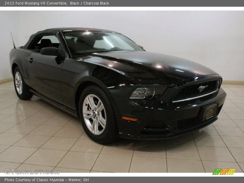 Black / Charcoal Black 2013 Ford Mustang V6 Convertible