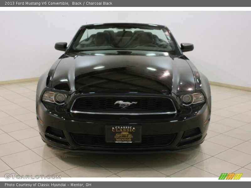 Black / Charcoal Black 2013 Ford Mustang V6 Convertible
