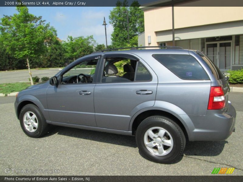 Alpine Gray / Gray 2008 Kia Sorento LX 4x4