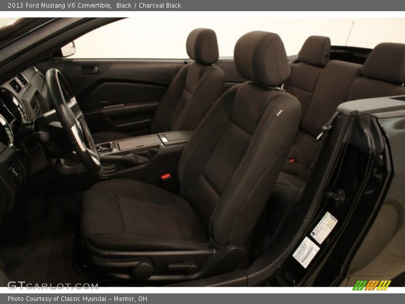 Black / Charcoal Black 2013 Ford Mustang V6 Convertible