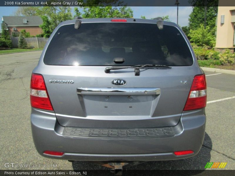 Alpine Gray / Gray 2008 Kia Sorento LX 4x4