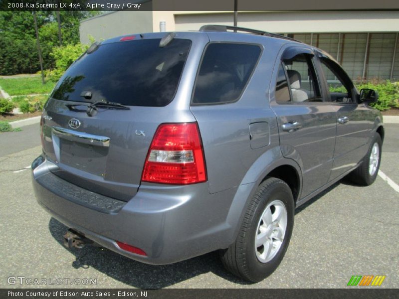 Alpine Gray / Gray 2008 Kia Sorento LX 4x4
