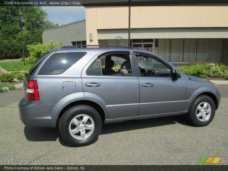 Alpine Gray / Gray 2008 Kia Sorento LX 4x4