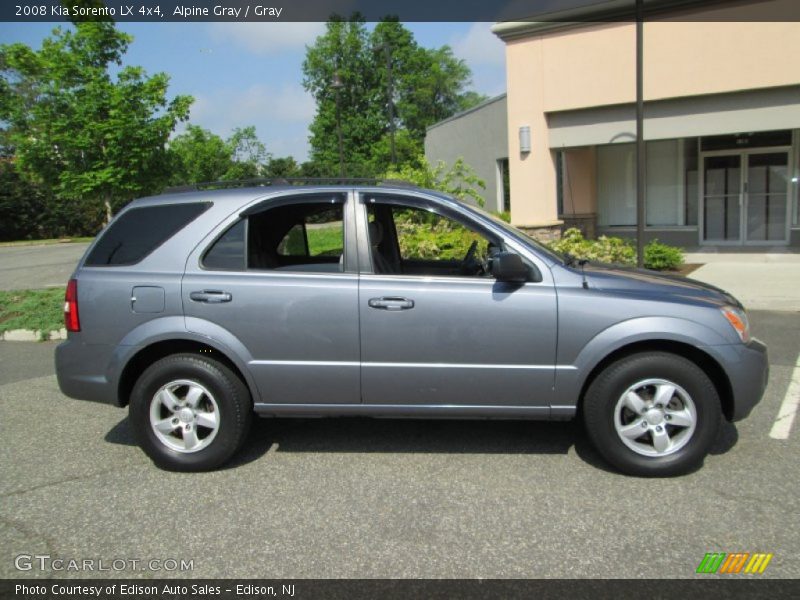 Alpine Gray / Gray 2008 Kia Sorento LX 4x4