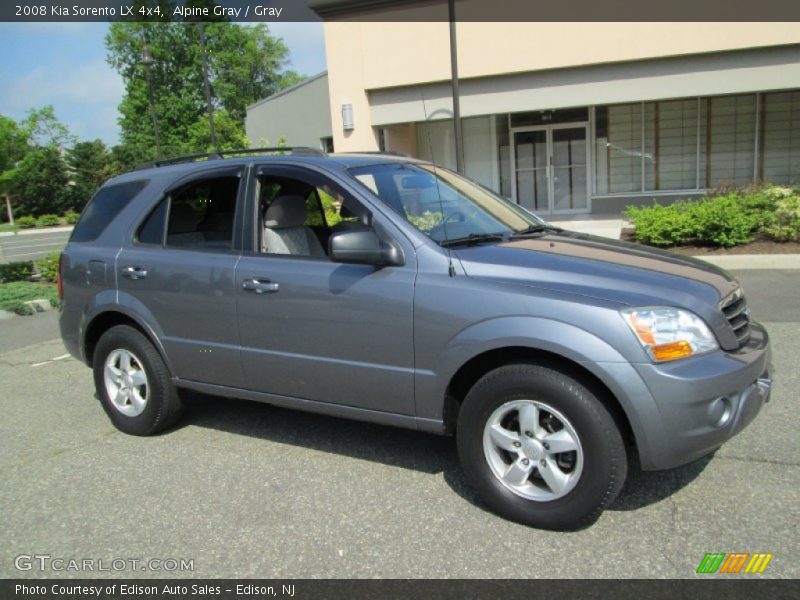 Alpine Gray / Gray 2008 Kia Sorento LX 4x4