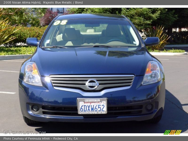 Majestic Blue Metallic / Blond 2008 Nissan Altima Hybrid
