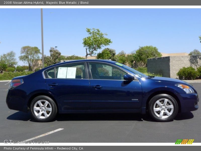 Majestic Blue Metallic / Blond 2008 Nissan Altima Hybrid